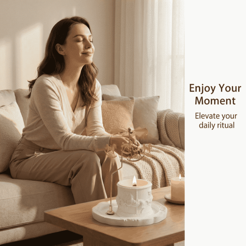 Natural Soy Scented Candle for Home Aromatherapy