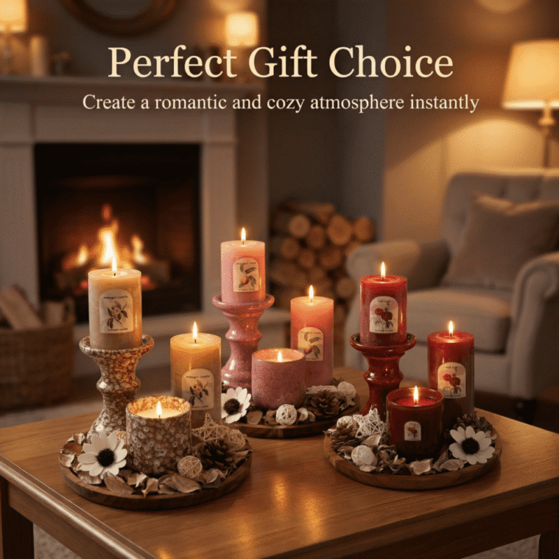 Natural Soy Scented Candle for Home Aromatherapy