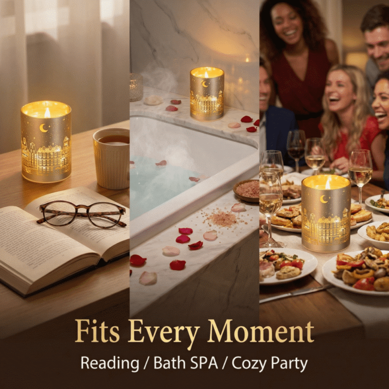 Natural Soy Scented Candle for Home Aromatherapy