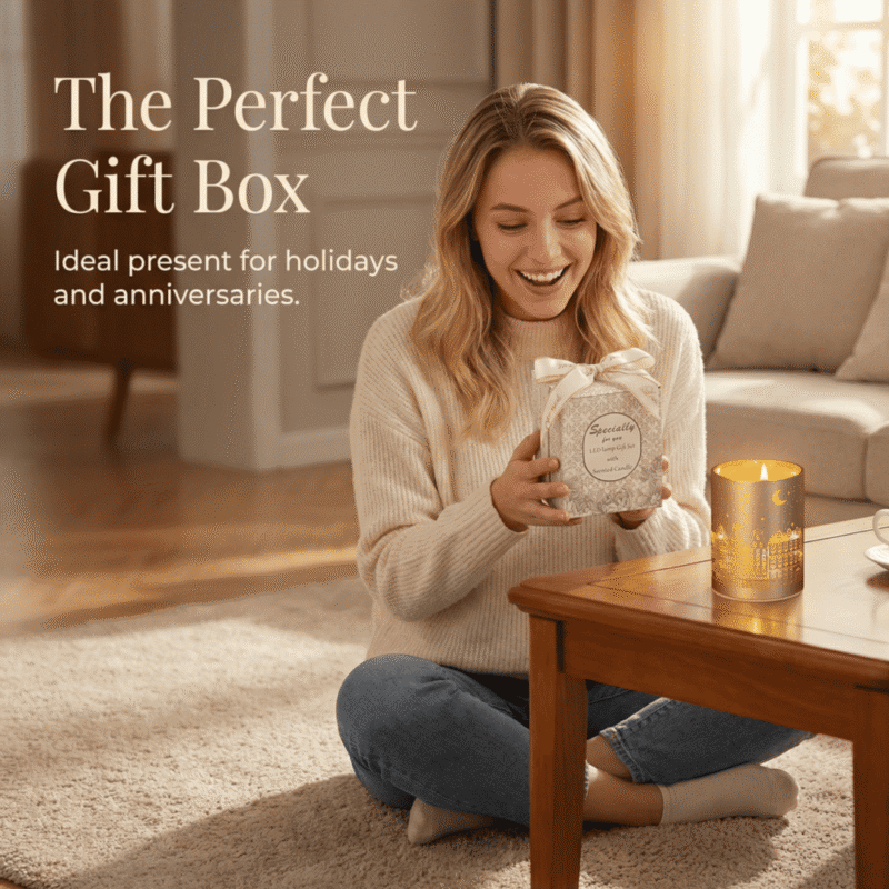 Natural Soy Scented Candle for Home Aromatherapy