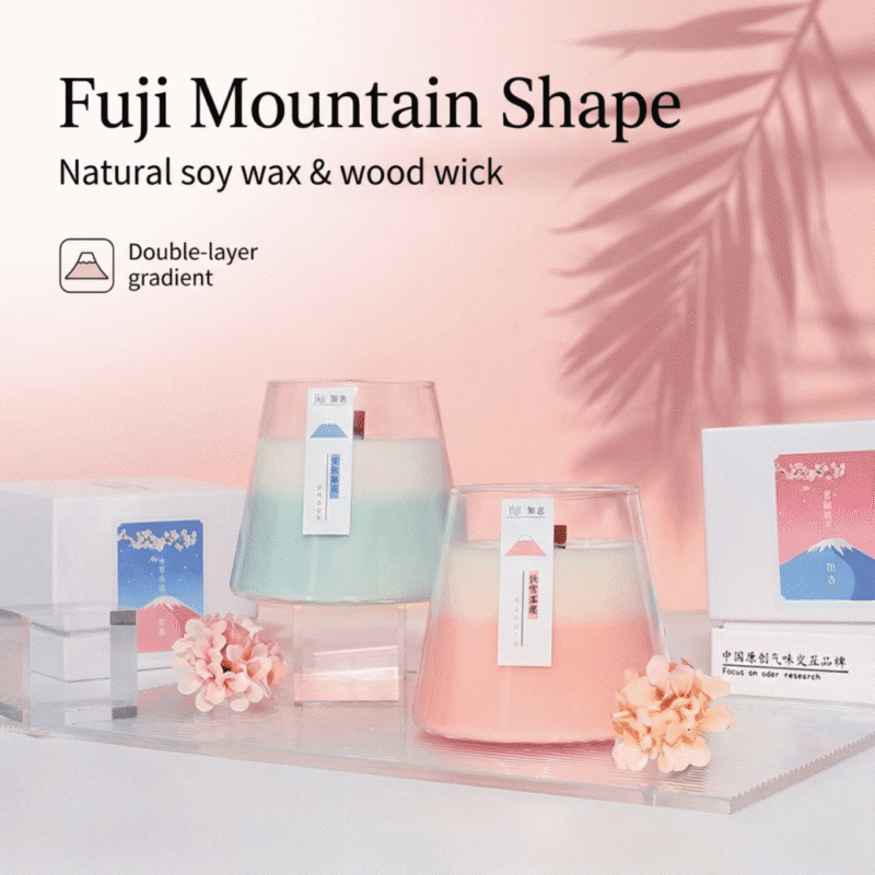 Natural Soy Scented Candle for Home Aromatherapy