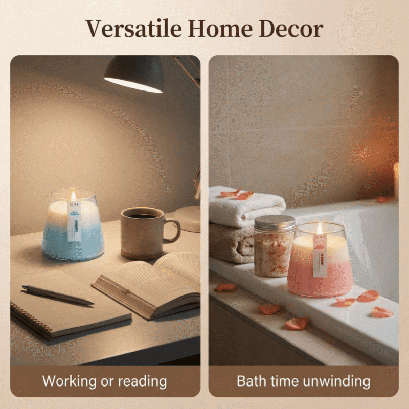 Natural Soy Scented Candle for Home Aromatherapy