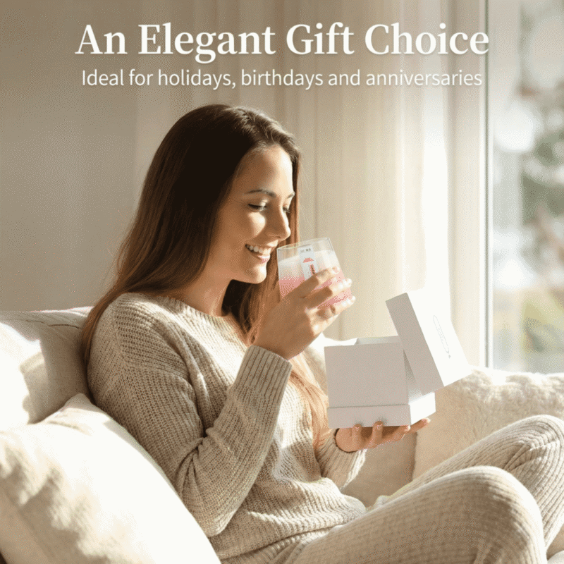 Natural Soy Scented Candle for Home Aromatherapy