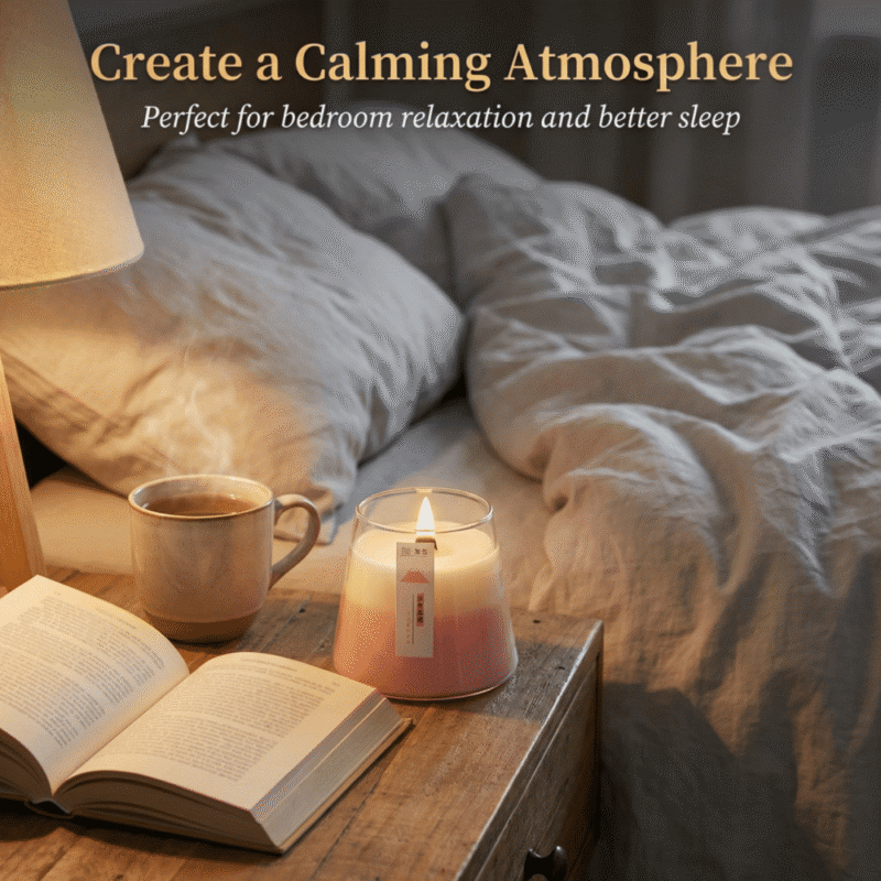 Natural Soy Scented Candle for Home Aromatherapy